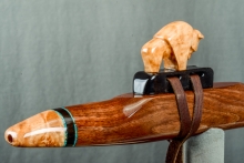 Walnut Native American Flute, Minor, Mid G-4, #N27D